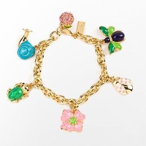 Lily Pulitzer Insect-Inspired Charm bracelet 🐞🏕